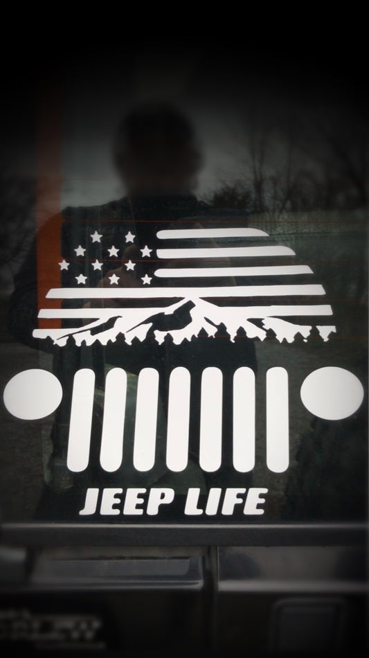 Jeep life decal